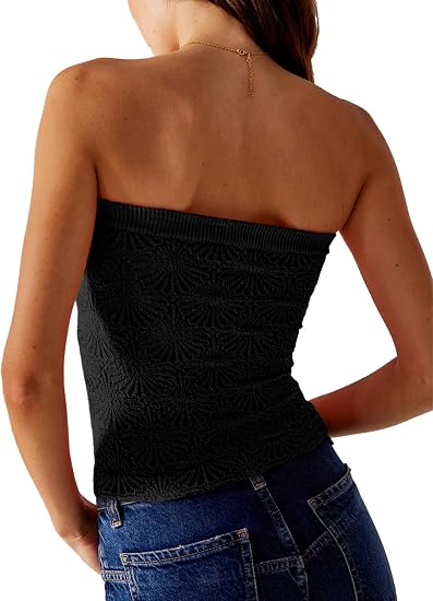 Stretch Strapless Summer Tube Top