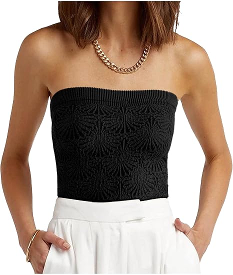 Stretch Strapless Summer Tube Top