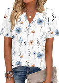 V-Neck Dressy Casual Work Top